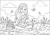Barbie and Dog Coloring Pages: Fun Printable Activities