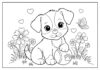 Coloring Pages of Cute Dogs: Free Printable Adventures