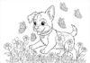 Coloring Page: Fun and Playful Dog