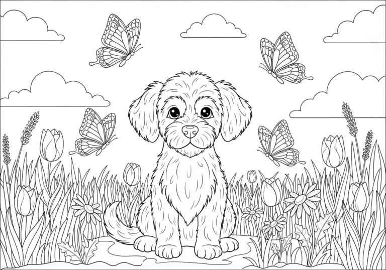 Explore Fun Coloring Pics of Dogs for Kids