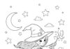 Coloring Picture of a Witch to Print Out and Color