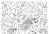 Coloring Pictures of Unicorns and Rainbows: Free Printables