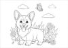 Corgi Puppy Coloring Pages: Fun and Free Printables
