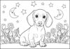 Dachshund Puppy Coloring Pages: Fun and Adorable Prints