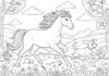 Dog and Horse Coloring Pages: Printable Fun for Kids