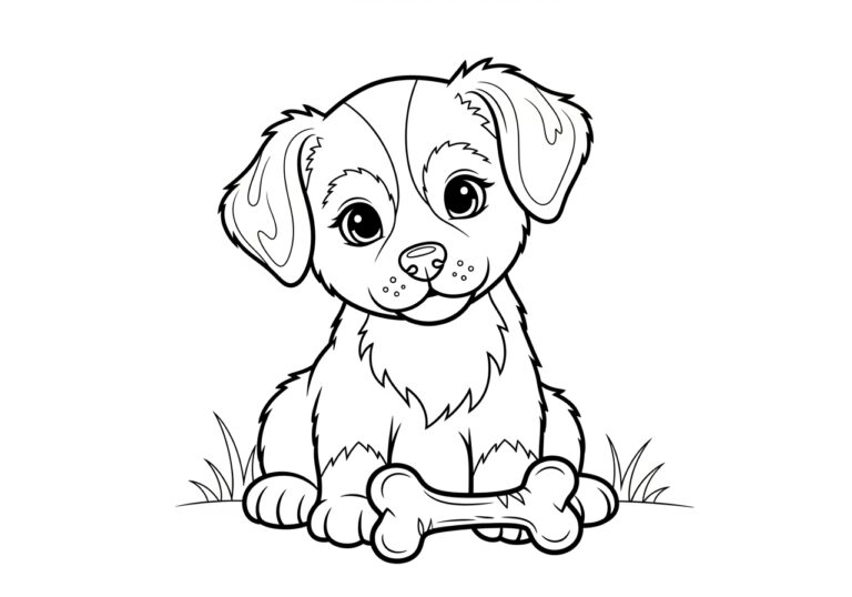 Fun and Free Dog Color Sheets Printable for Kids