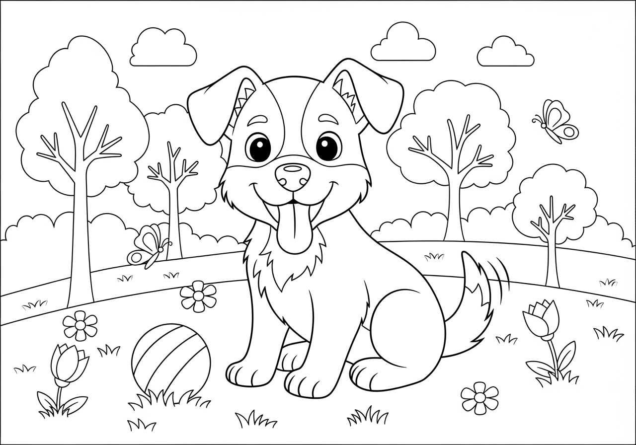 Hunde Malspiele Ausdruckbarer Spa F r Kinder