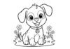 Dog Coloring Pages Easy: Fun & Simple Designs for Kids