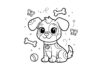 Dog Coloring Template: Fun and Engaging Coloring Pages