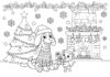Dog Man Christmas Coloring Pages