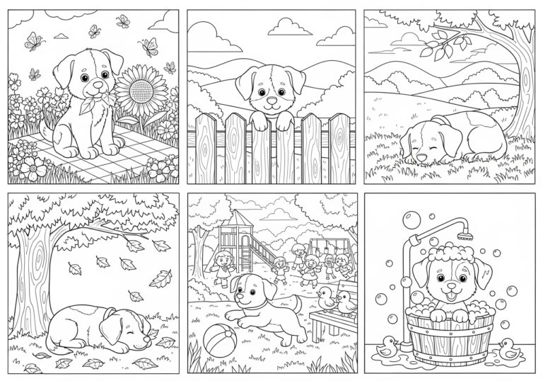 Dog Printing Pages: Fun and Free Coloring Sheets