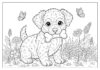 Fun and Free Dog Printouts Color Pages for Kids