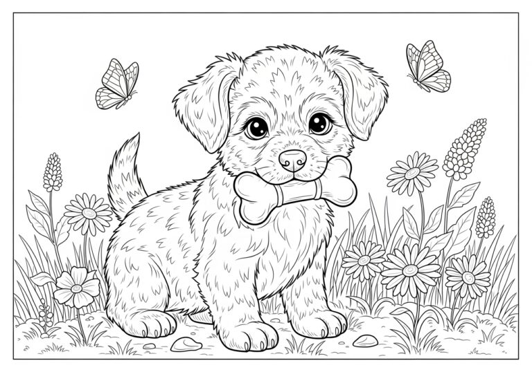 Fun and Free Dog Printouts Color Pages for Kids Fun and Free Dog Printouts Color Pages for Kids