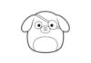 Adorable Dog Squishmallow Coloring Pages for Creative Fun