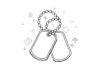 Dog Tag Coloring Page: Fun and Creative Activity for Kids