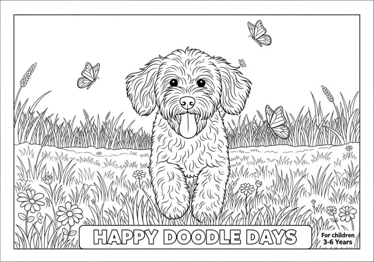 Doodle Dog Coloring Pages: Creative Fun for Kids