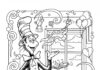 Dr. Seuss Cat in the Hat Coloring Page to Print Out and Color