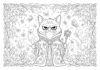 Grumpy Cat Coloring Page