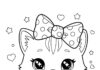 Kawaii Kitten Coloring Page