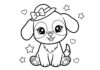 Kawaii Puppy Coloring Pages: Adorable Fun for Kids!