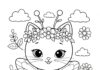 Kitty Fairy Gabby’s Dollhouse Coloring Page