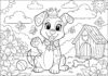 Lisa Frank Dog Coloring Pages: Bring Colorful Fun to Life!