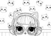 LOL Doll Cat Picture to Print Out and Color