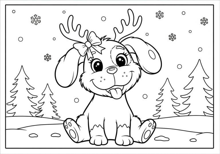 Max Dog Grinch Coloring Pages: Free Printables