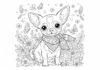 Printable Chihuahua Dog Coloring Pages