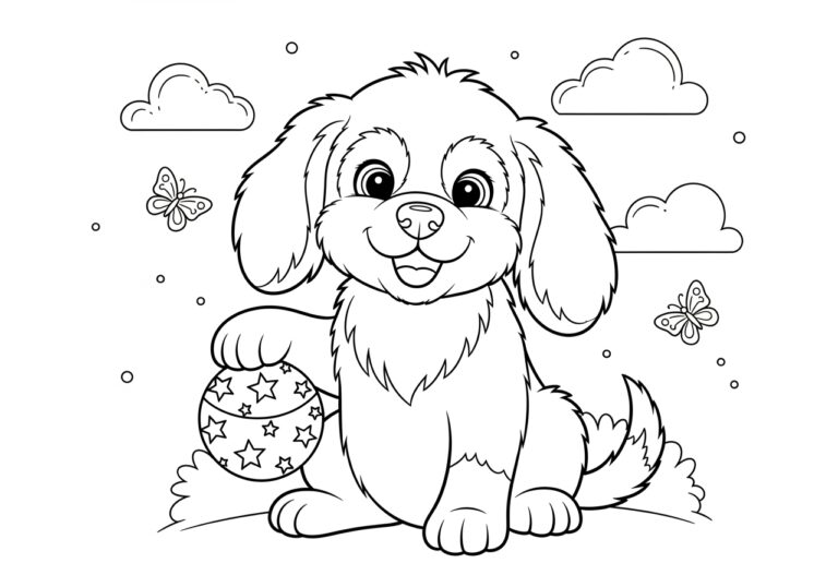 Fun and Free Printable Dog Drawings for Kids