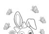 Printable Picture of a Bunny to Color
