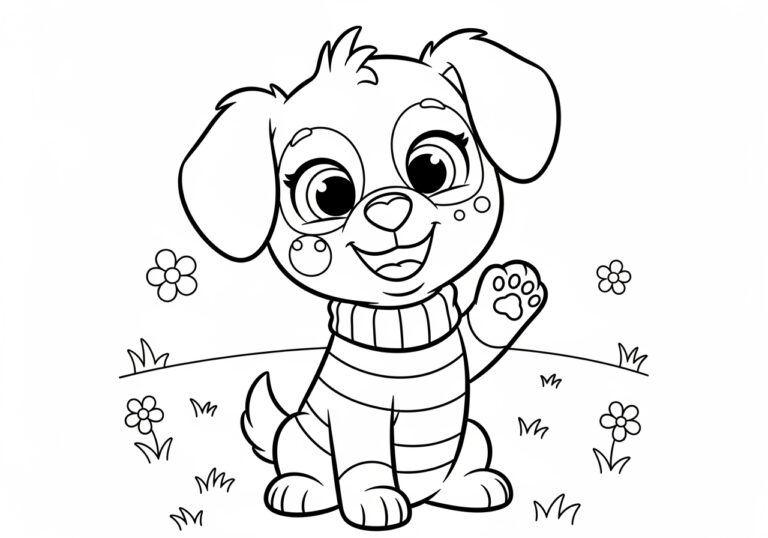 Puppy Dog Pals Keia Coloring Pages