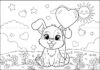 Puppy Valentine Coloring Pages