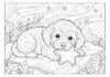 Realistic Cute Puppy Coloring Pages: Fun for Kids and Adults