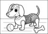 Slinky Dog Coloring Page
