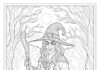 Wicked Witch Coloring Page to Print Out and Color