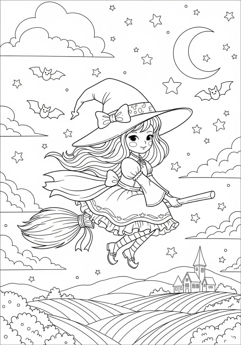 Witch to Color In