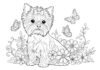 Yorkie Dog Coloring Pages: Fun and Free Printables