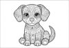 Zentangle Dog Coloring Pages: Creative Canine Designs