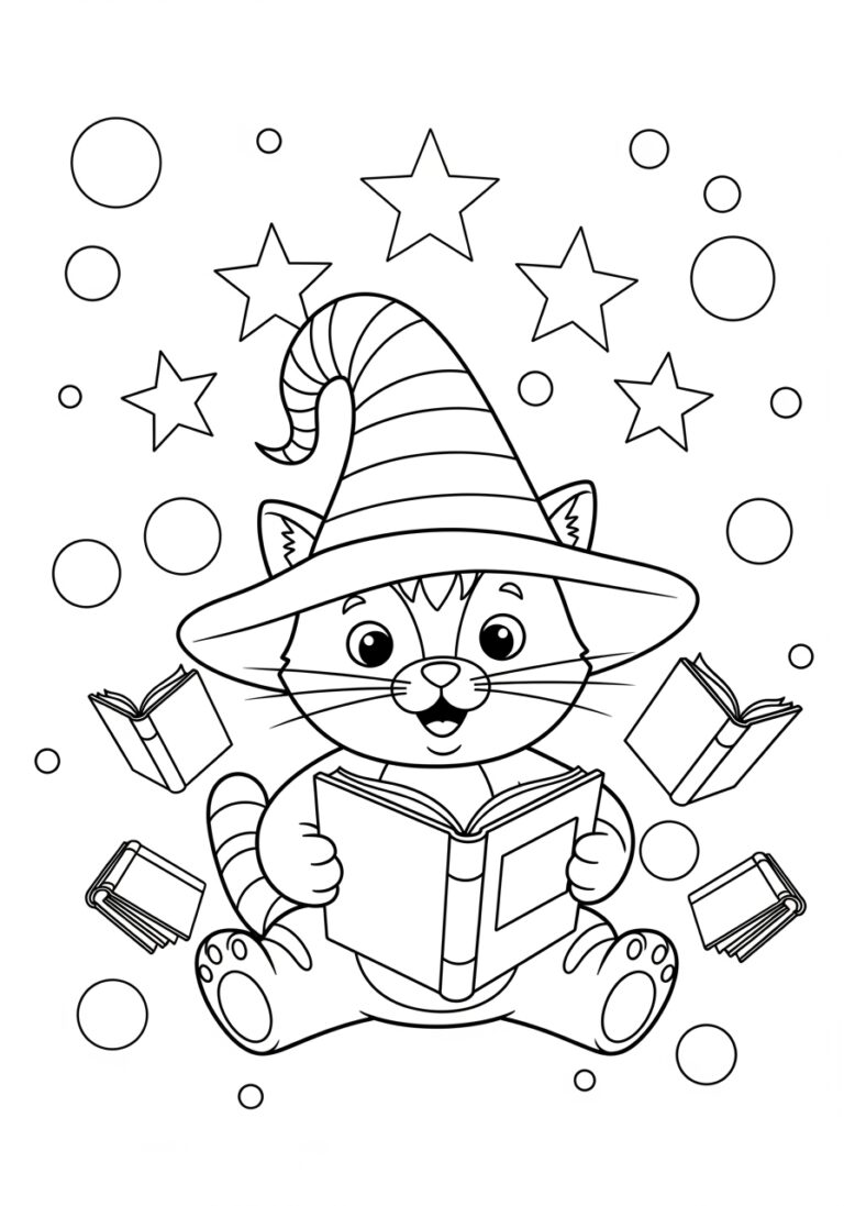 Cat in the Hat Coloring Page for Preschool Cat in the Hat Coloring Page for Preschool