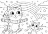 Gabby Cat Coloring Page to Print Out and Color