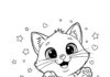 Figaro Cat Coloring Page to Print Out and Color