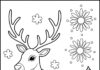 Adult Reindeer Coloring Page
