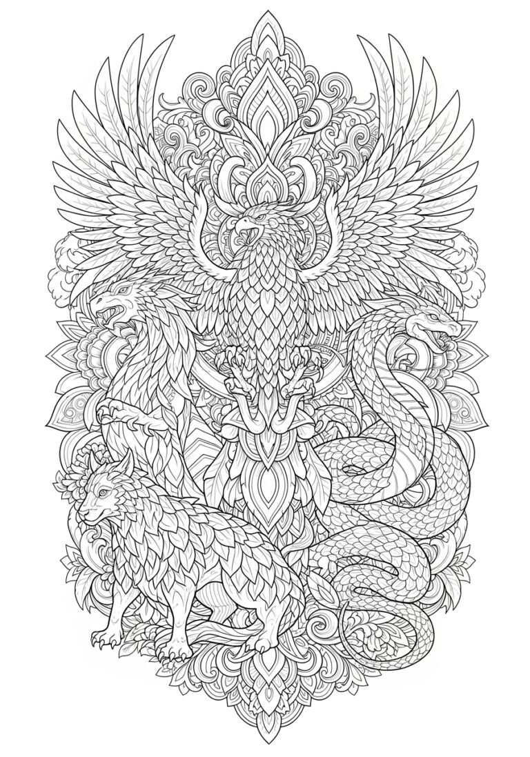 Legendary Coloring Page to Print Out and Color Legendary Coloring Page to Print Out and Color