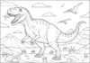 Allosaurus Coloring Page to Print Out and Color