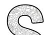 Alphabet Letter S Snowman Coloring Page