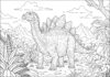 Amargasaurus Coloring Page to Print Out and Color