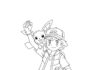 Ash Pokémon Coloring Page