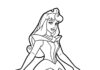 Aurora Sleeping Beauty Coloring Page