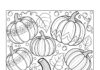 Autumn Pumpkin Coloring Page